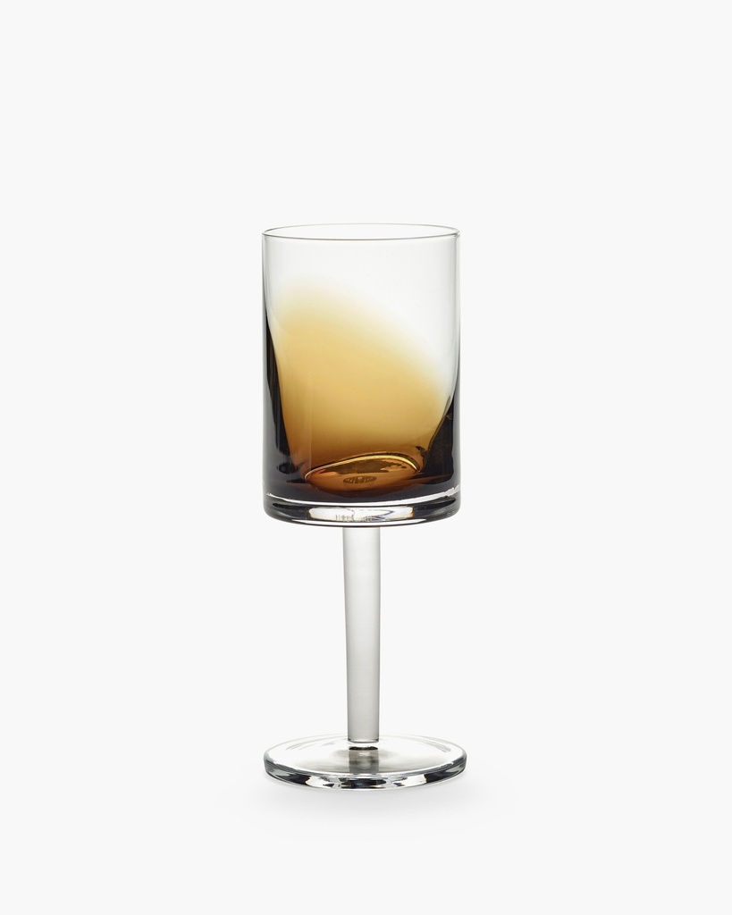 [B0823015-705] Verre à vin blanc Ambre Zuma – 7x7x19 cm
