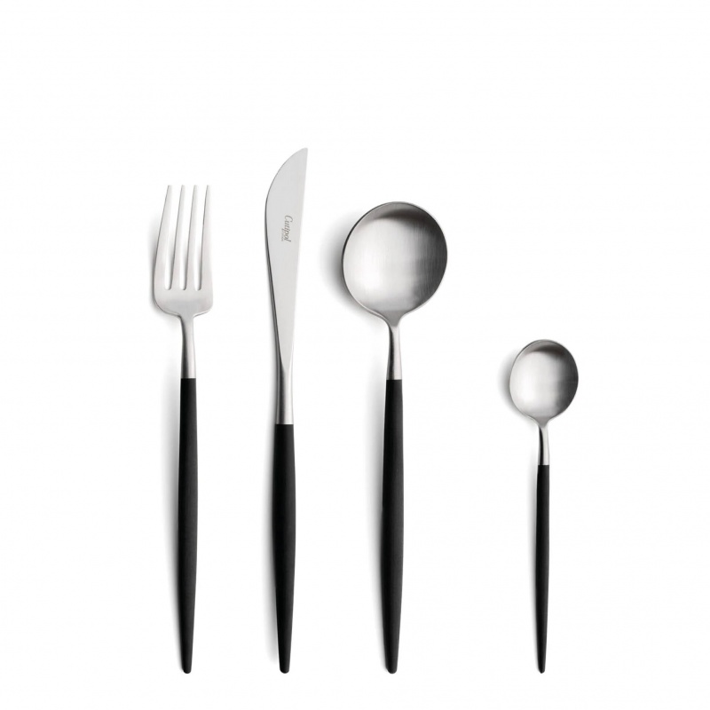 [GO.006] Couverts goa - noir - set 24 pièces