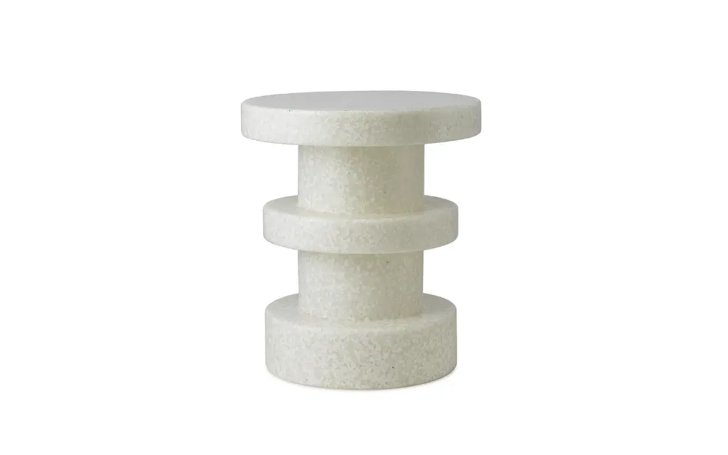 Bit stool stack white