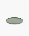Assiette m - dia : 27.2 cm - vert clair