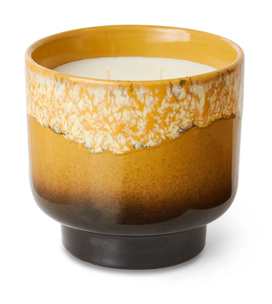[ACS0005] 70s Ceramics : bougie parfumée, Valencia