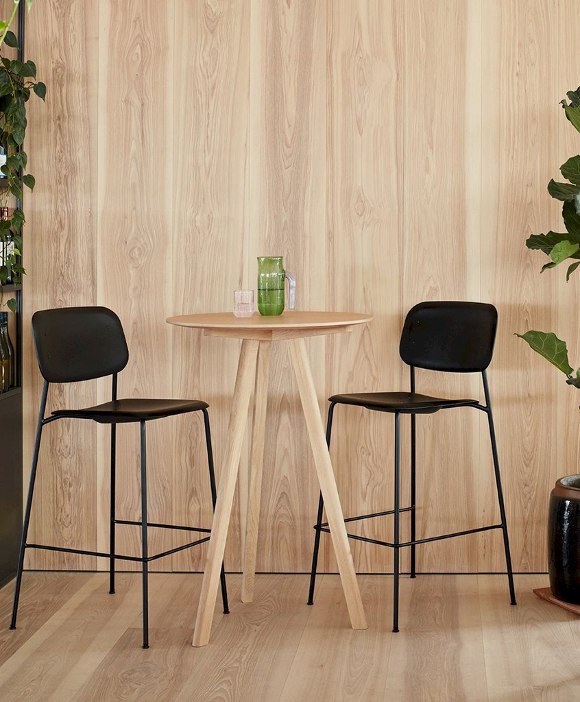 [AB054-A177-AA51-01UF] Tabouret Soft Edge 95 – h:75 cm – noir
