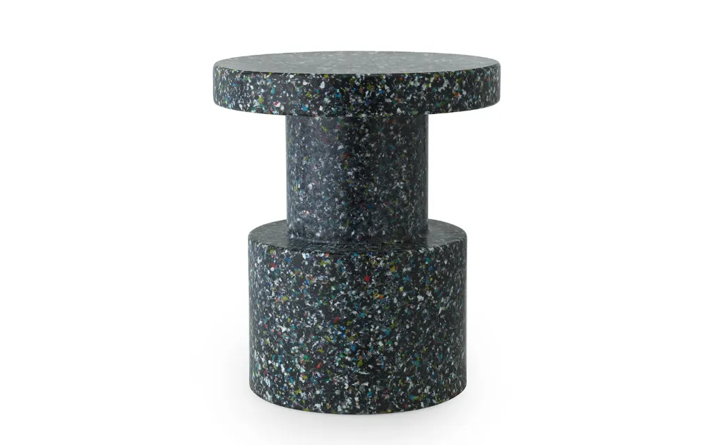 [603008] Bit stool stack black multi