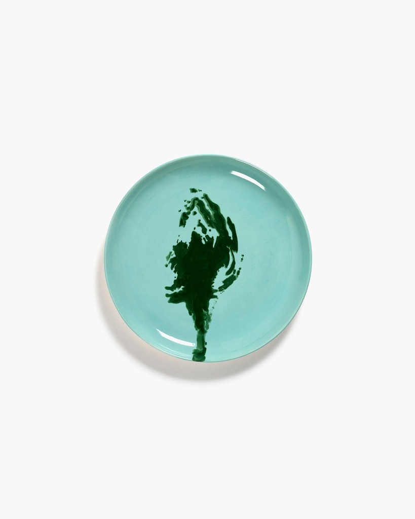 Assiette m azure - artichaud - green - feast