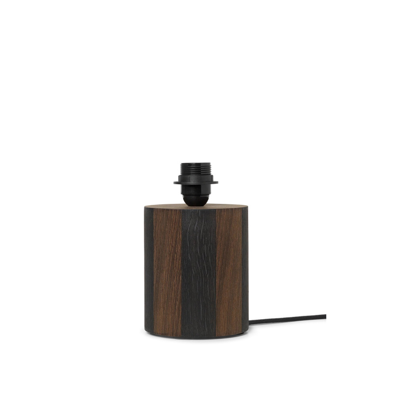 Post table lamp base - lines