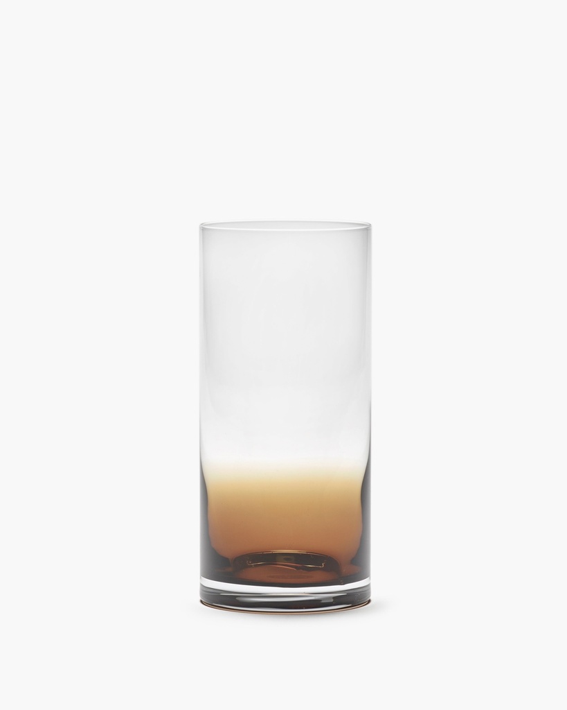 [B0823014-705] Verre longdrink Ambre Zuma – 7.5x7.5x16 cm