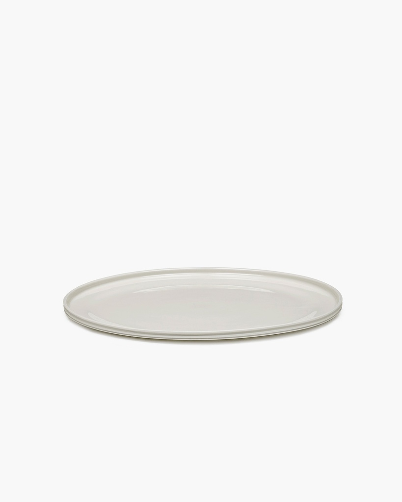 Assiette L Alabaster Dune – blanc
