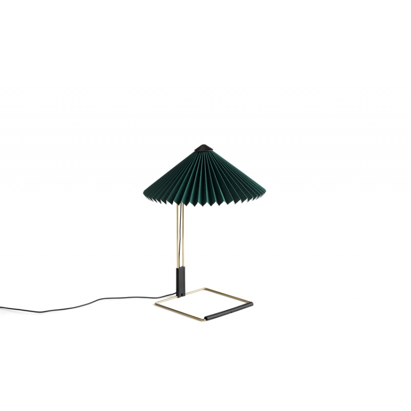 Lampe de table matin 300 s - vert et laiton