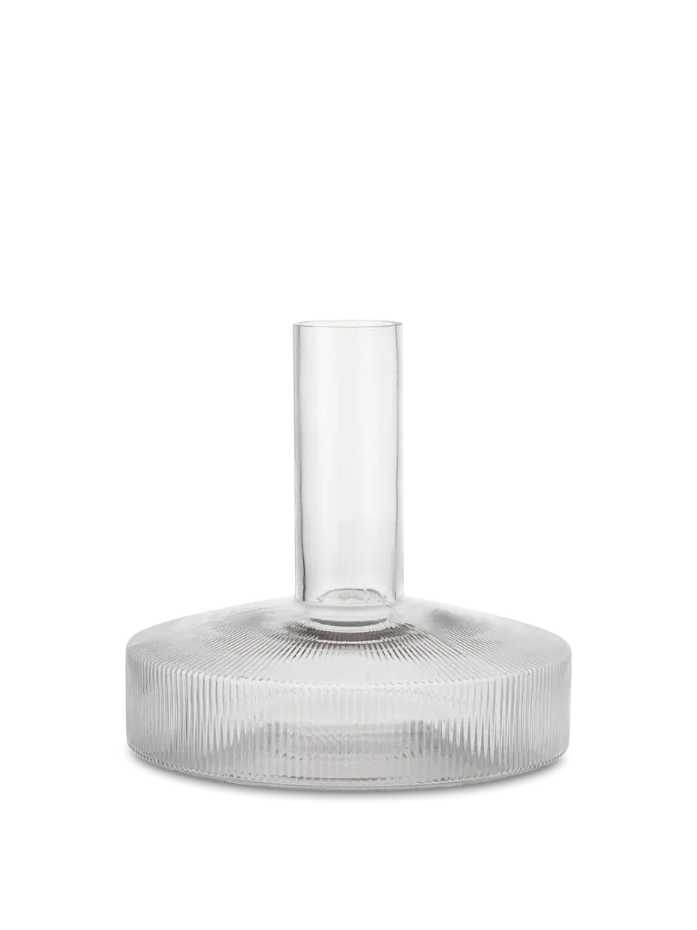 Carafe à vin 1l ripple - transparent