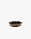 Assiette creuse s - dark blue/rust
