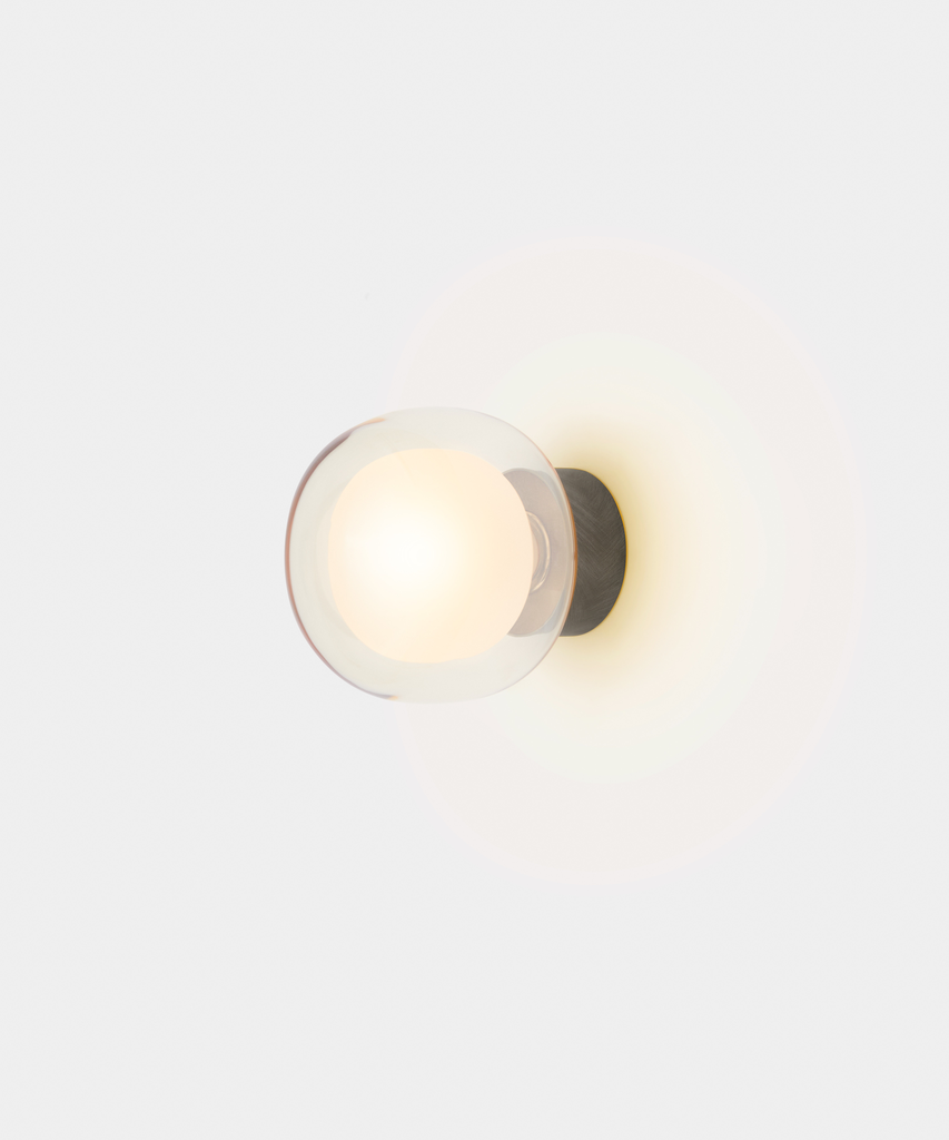 Applique Nabila - brass/clear - D16