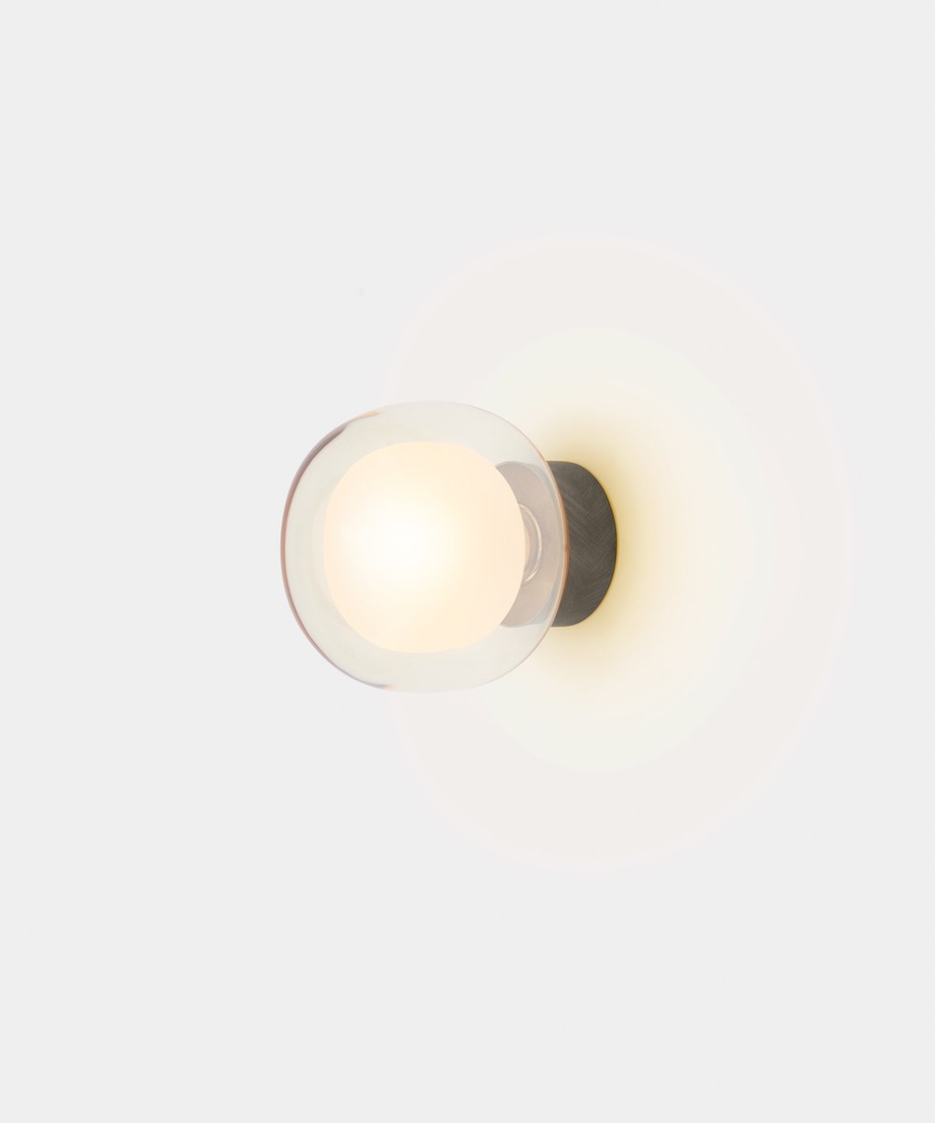 Applique Nabila - brass/clear - D16