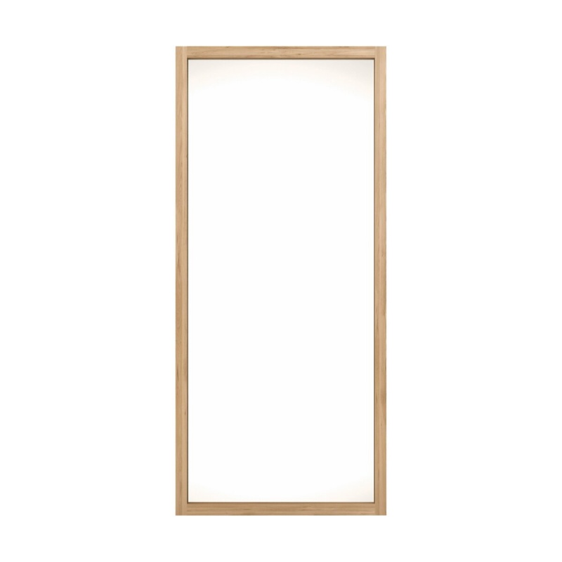 [51299] Miroir light frame - chêne huilé - h.90 x l.200 cm
