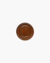 Assiette pour tasse d8 /  d13,5 h1,2 rust