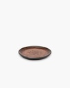 Assiette ronde pure s - brun