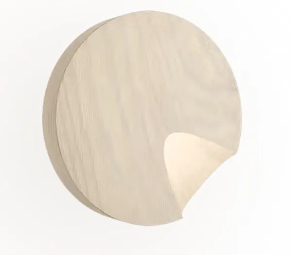 Lampe murale dots-chêne blanchi