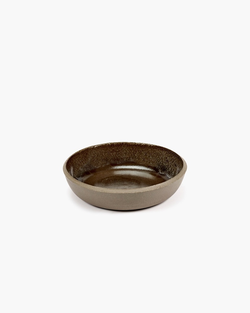 Assiette creuse fck - gris