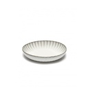 Assiette haute inku m l23 x l23 x h4,5 cm blanc