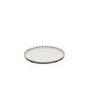 Assiette inku m l21 x l21 x h1,7 cm blanc