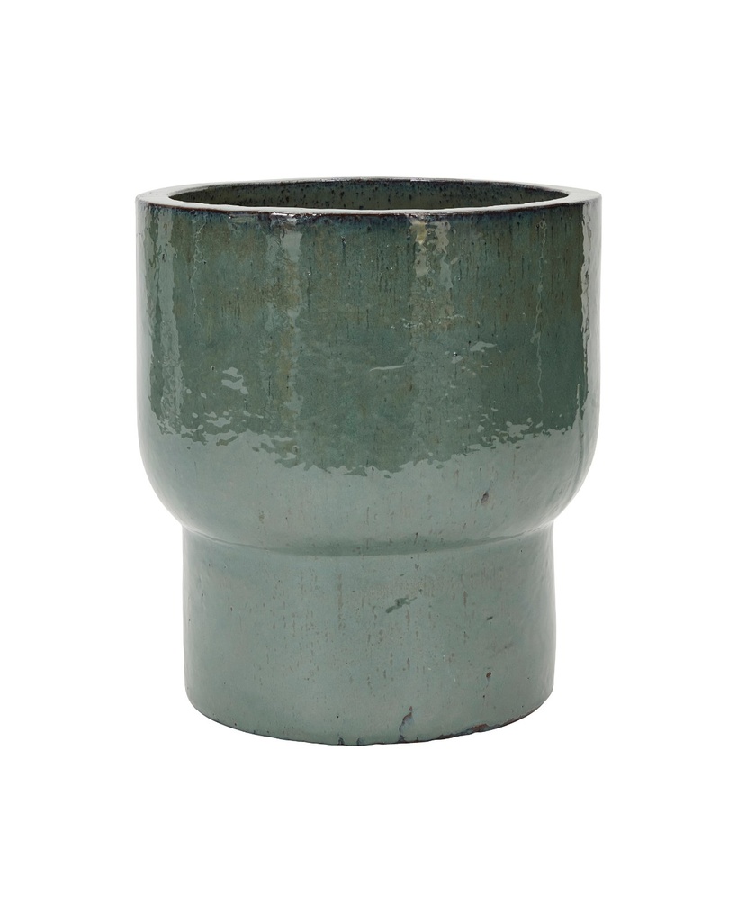 Cache-pot HDTerra – vert – H55 x Ø50 cm