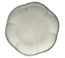 Assiette cotele inku M blanc - D13,9 H1,3