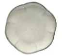Assiette cotele inku M blanc - D13,9 H1,3
