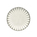 Assiette inku xs l15 x l15 x h1,7 cm blanc