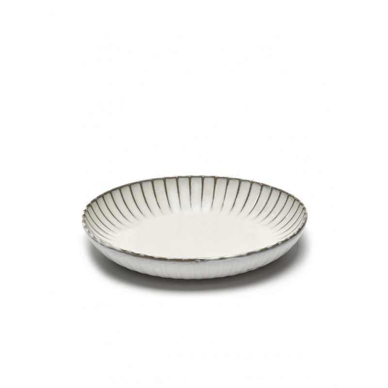 Bol de service inku s l27 x l27 x h5 cm blanc