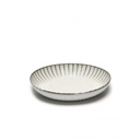 Bol de service inku s l27 x l27 x h5 cm blanc