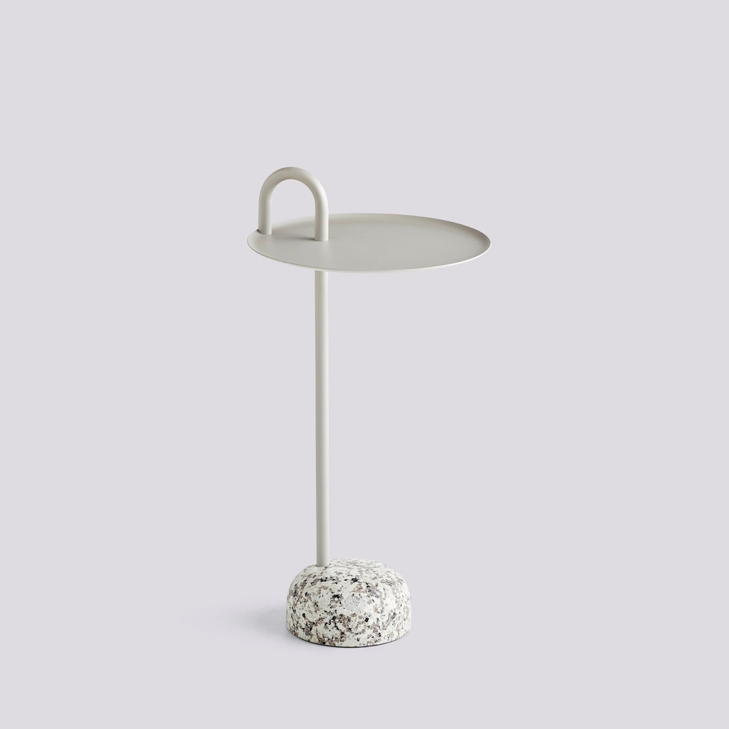 Bowler – piétement granit – ø36 x h70,5 – beige