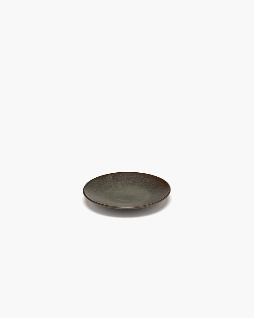 [B5120256G] Soucoupe espresso inku l12 x l12 x h1,6 cm vert