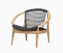 Chaise lounge Frida h870h - teck / anthracite