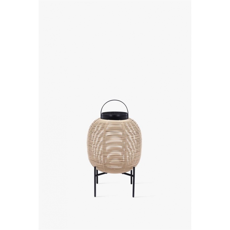 [GI402M007S022] Lanterne tika - small - h59 cm - camel