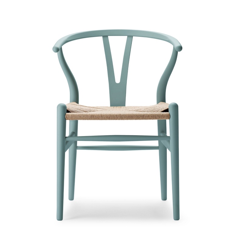 Chaise ch24 wishbone - pewter - édition limitée