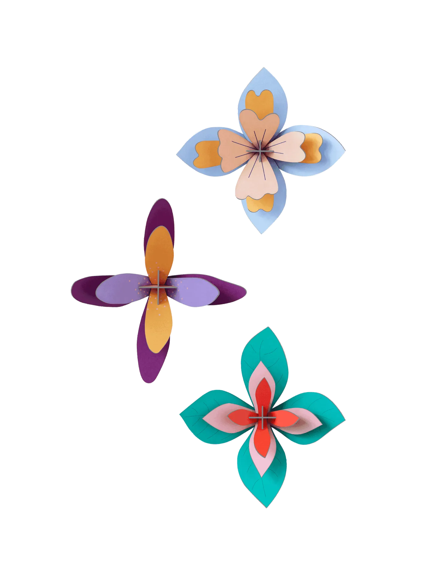 [FLOW12] Décoration murale – lavender cocktail