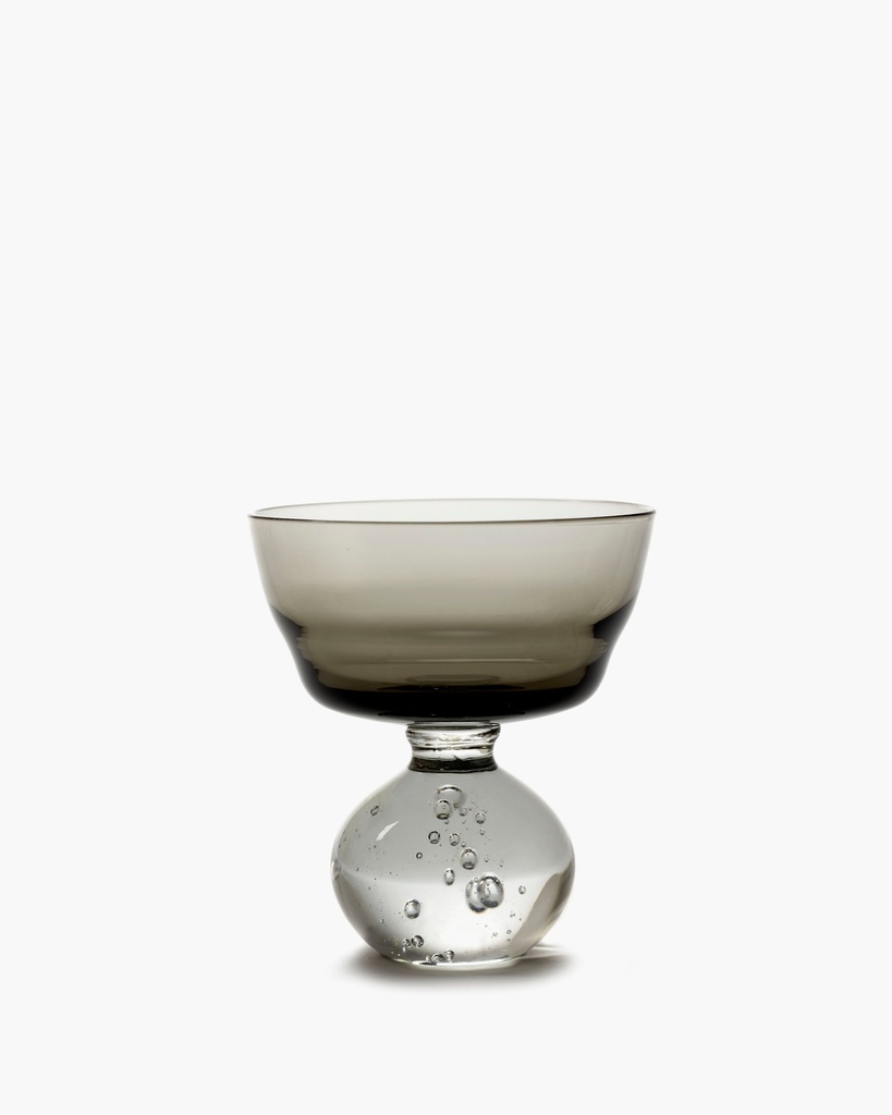 [B0821004] Verre à pied M Eternal Snow – gris fumé