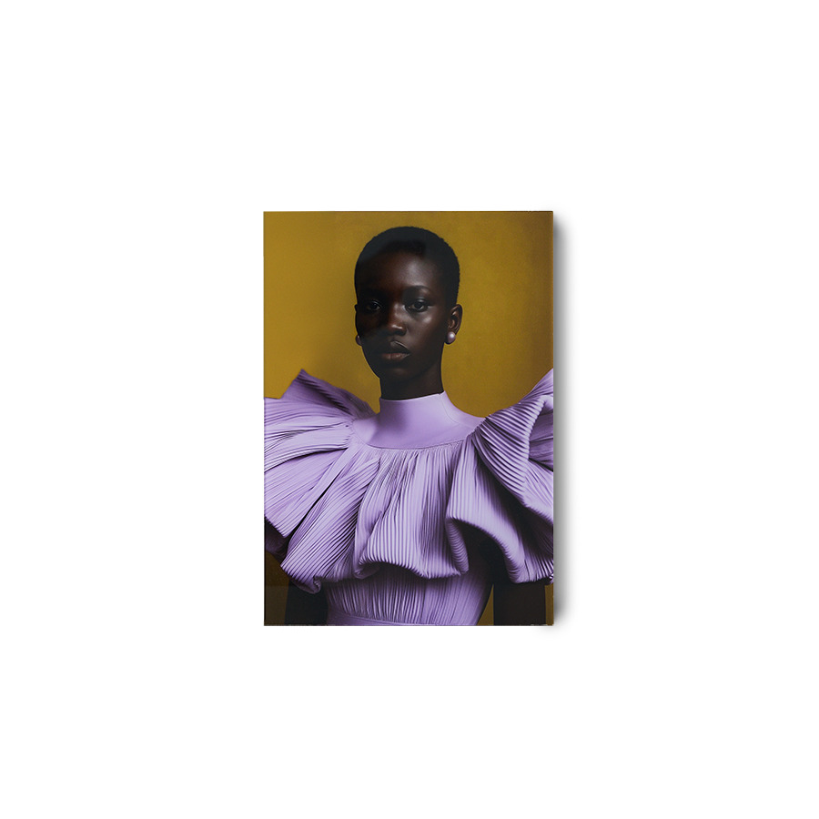 Plexi portrait - rêverie - 35x50cm