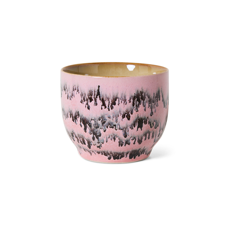 [KST0143] 70s Ceramics : tasse à café, Bubble