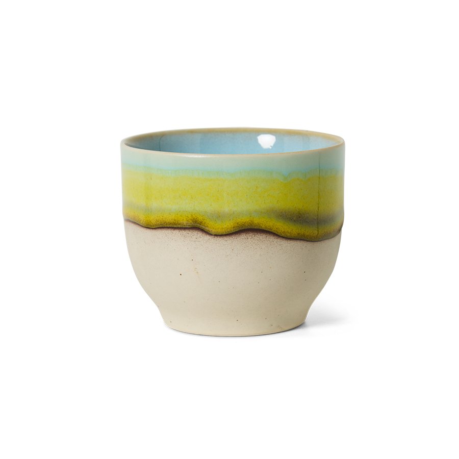 [KST0145] 70s Ceramics : tasse à café, Glint