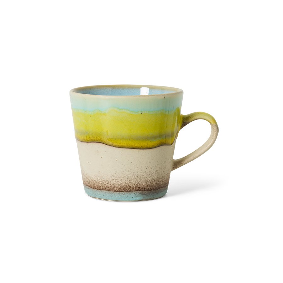 [KST0129] 70s ceramics: americano mug, glint
