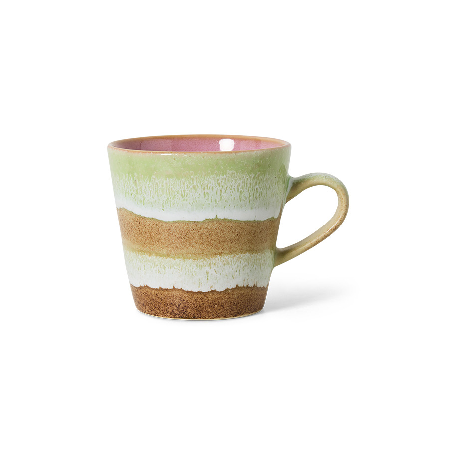 [KST0127] 70s Ceramics : mug americano, Umber