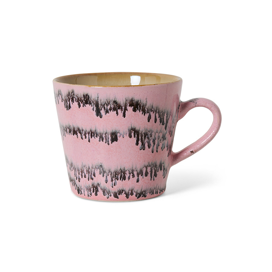 [KST0132] 70s Ceramics : mug cappuccino, Bubble