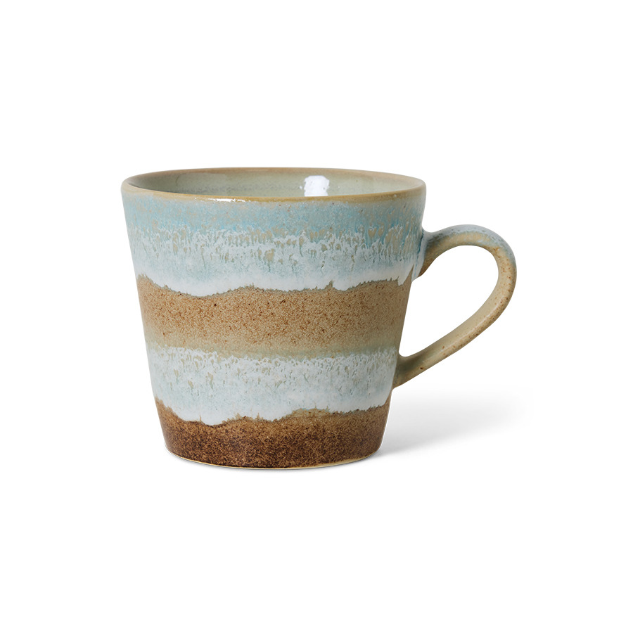 [KST0133] 70s Ceramics : mug cappuccino, Skyline