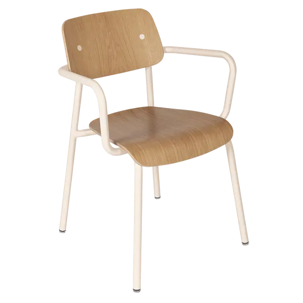 Chaise studie bridgechene/beige latté
