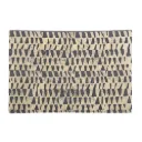 Papier peint Damier outremer