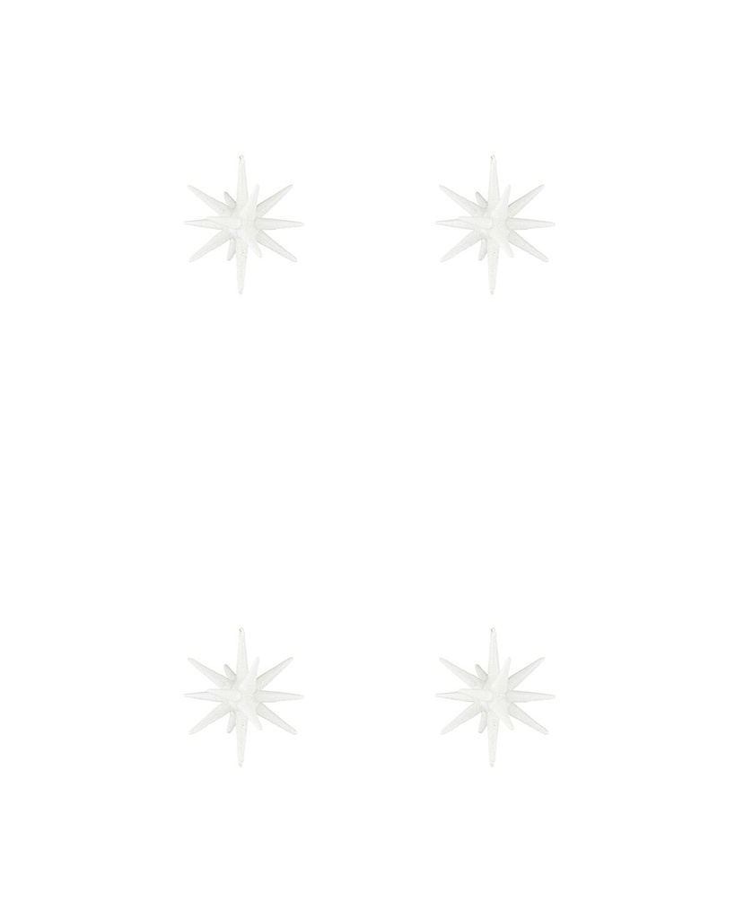 Décoration de Noël, HDSpike, Blanc avec des paillettes