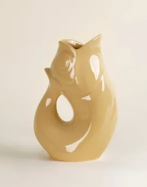 Carafe GlouGlou - L’authentique made in France - jaune butter lemon brillant