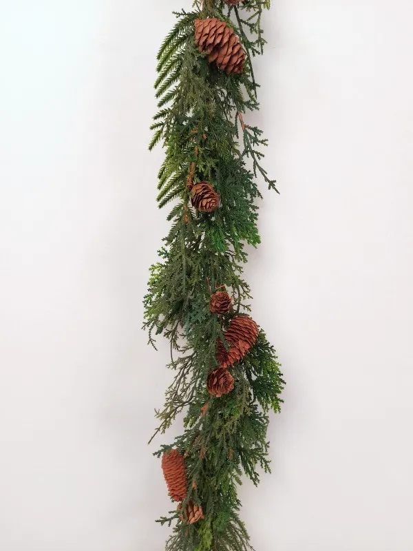Mix cedar garland 192cm 4/24
