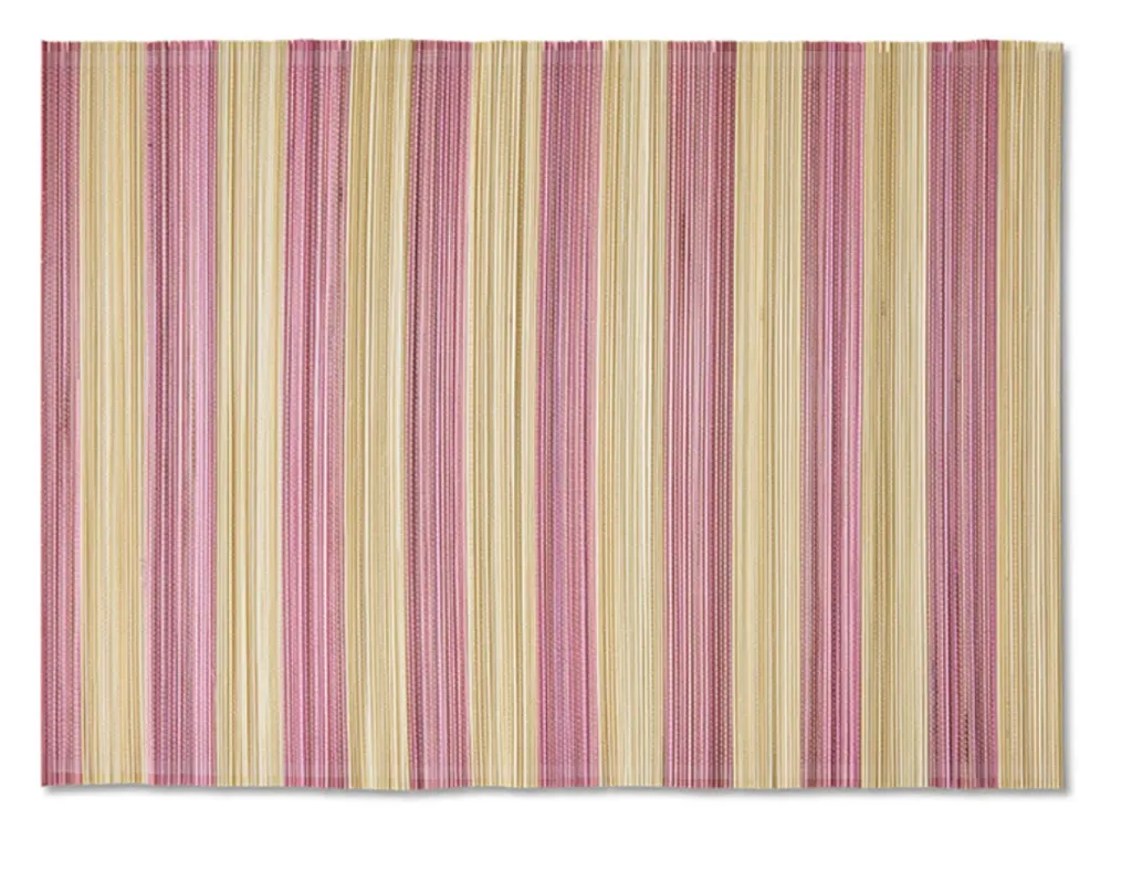 [KKX0022] set de table en bambou, Roseate