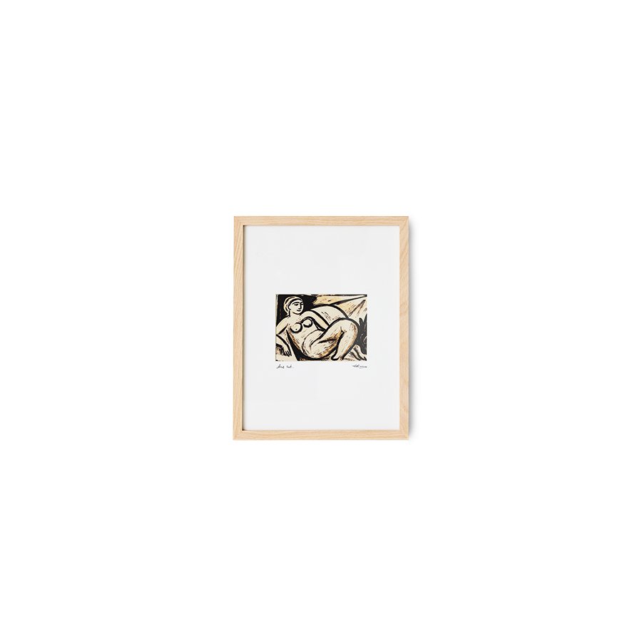 [AWX0034] Framed artwork, suns out, 29x37cm